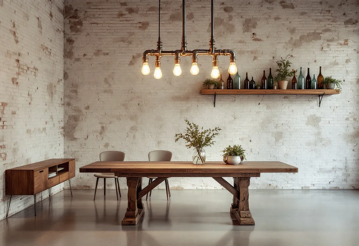industrial dining room