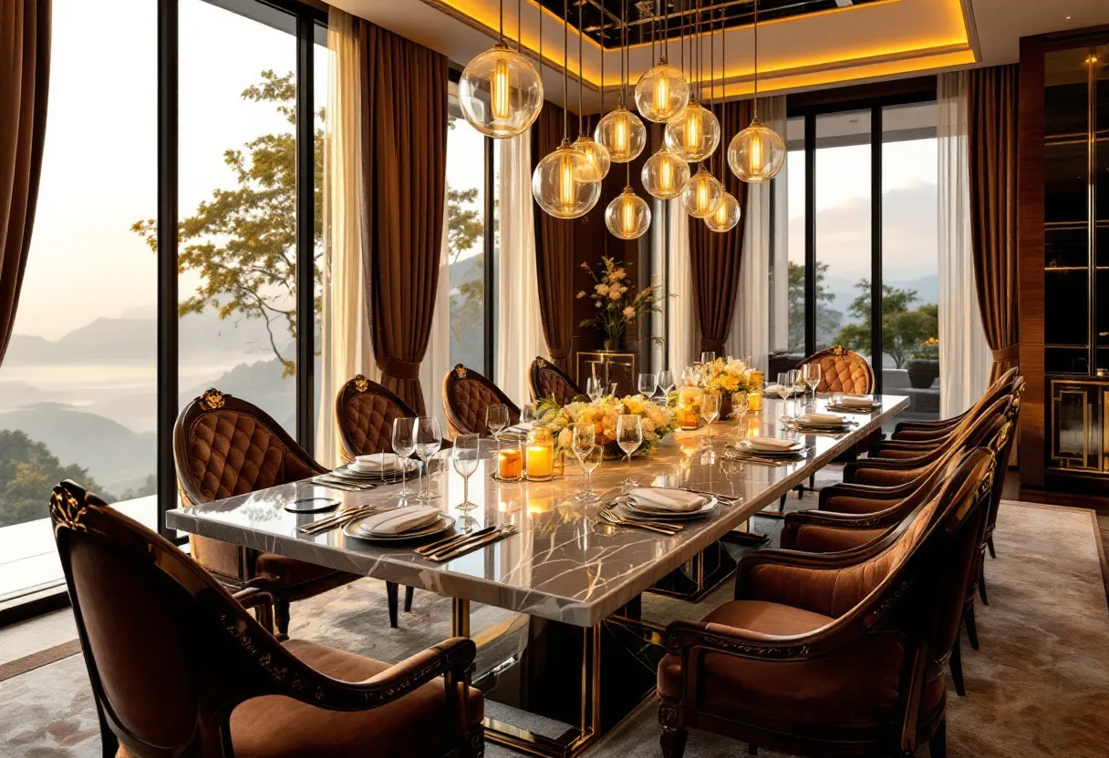 luxury dining room