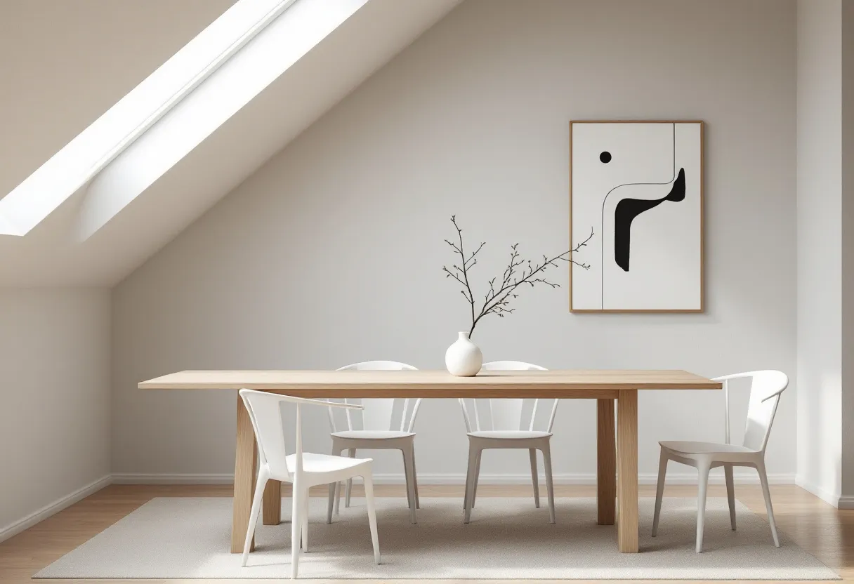 minimalist dining room