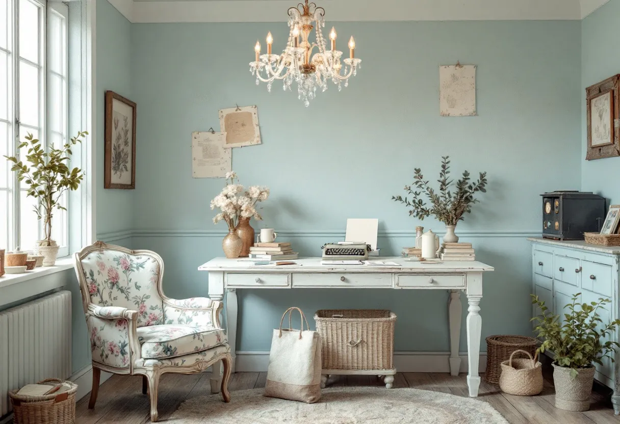 shabby chic office