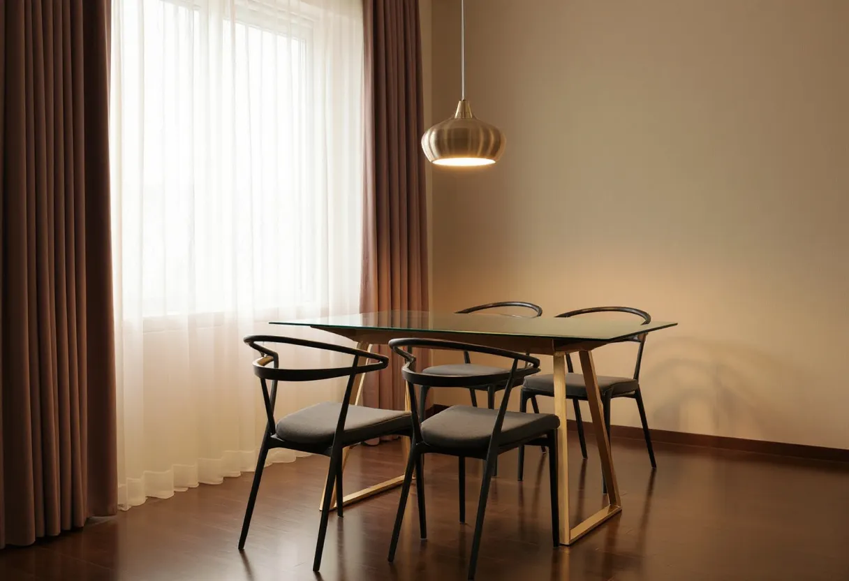 simple dining room